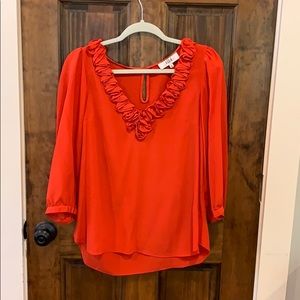 tibi silk top